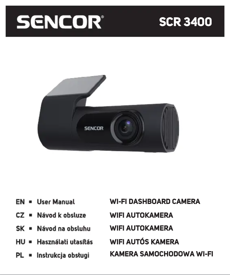 Page 1 de la notice Manuel utilisateur Sencor SCR 3400