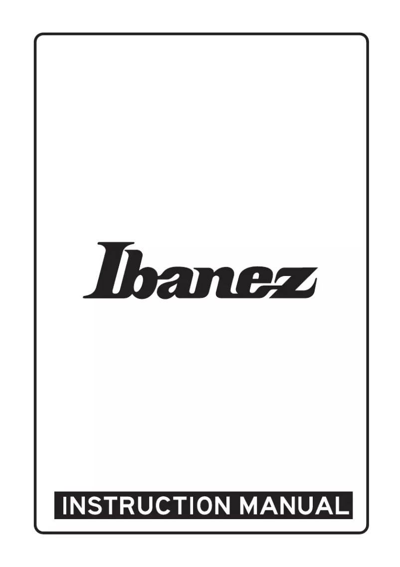 Page 1 de la notice Manuel utilisateur Ibanez Signature UV70P