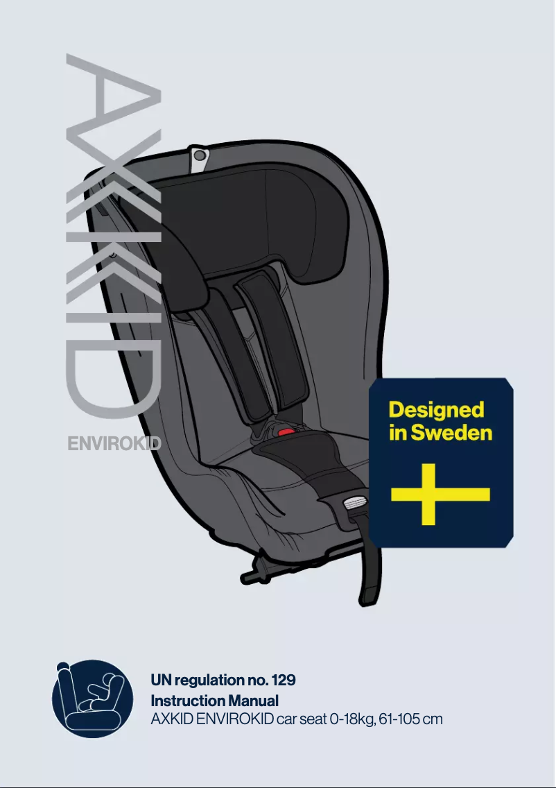 Page 1 de la notice Manuel utilisateur Axkid Envirokid