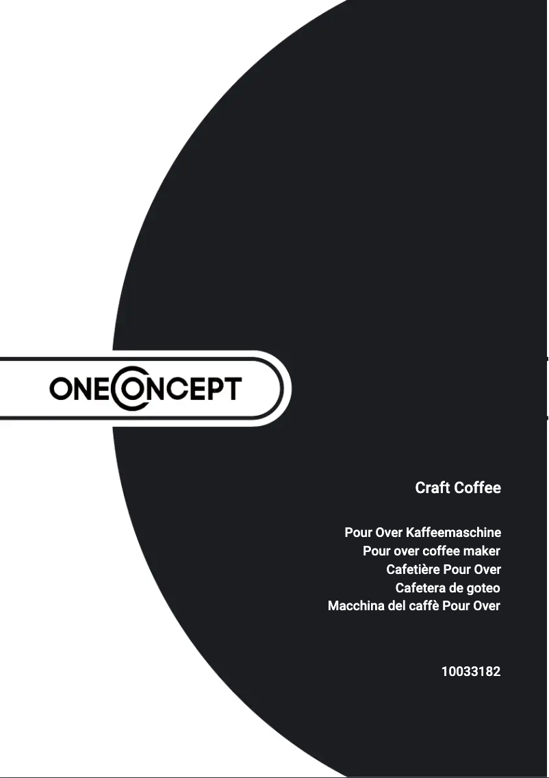Page 1 of the manual User Manual Klarstein Craft Coffee