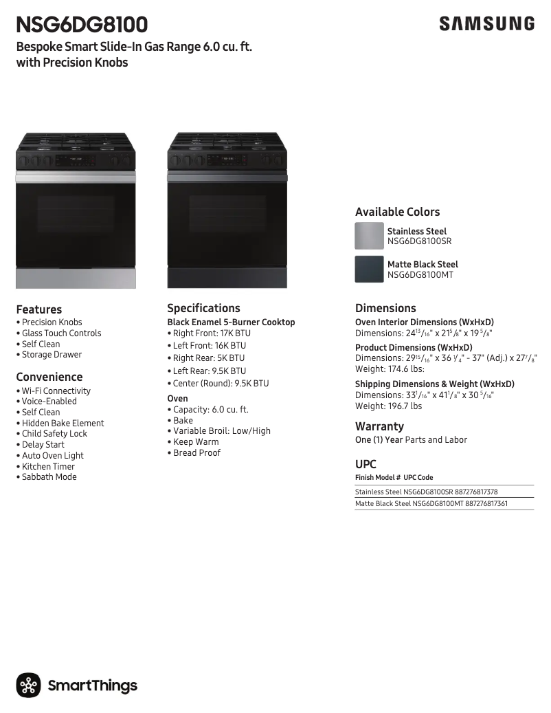 Image de la première page du manuel de l'appareil NSG6DG8100MT