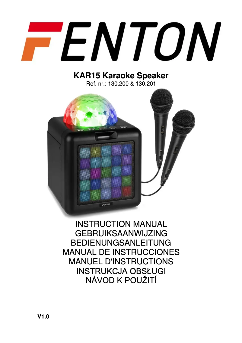 Image de la première page du manuel de l'appareil KAR15