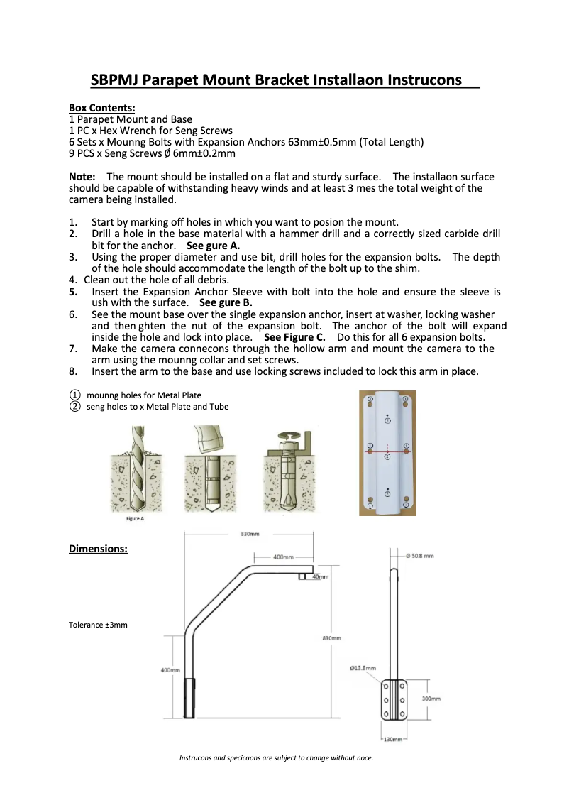 Image de la première page du manuel de l'appareil SBPM2
