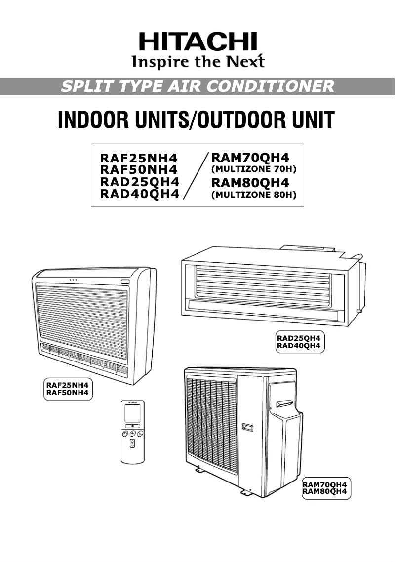 Image de la première page du manuel de l'appareil RAM70QH4