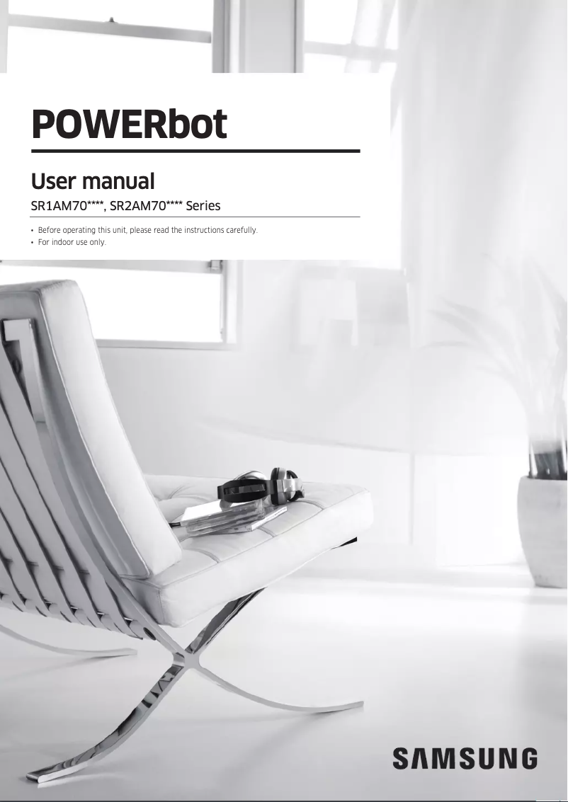 Page n°1 - Manuel utilisateur Samsung POWERbot VR2AM7090WD