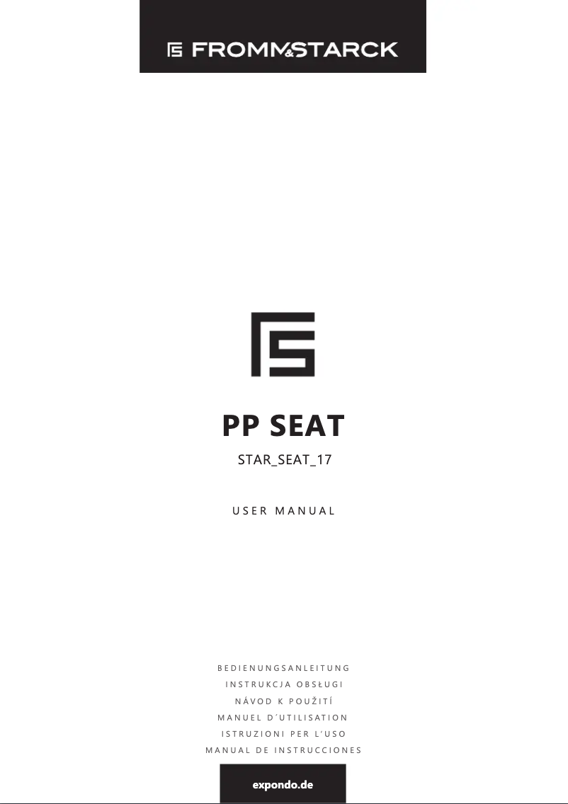 Page 1 de la notice Manuel utilisateur Fromm & Starck STAR_SEAT_17