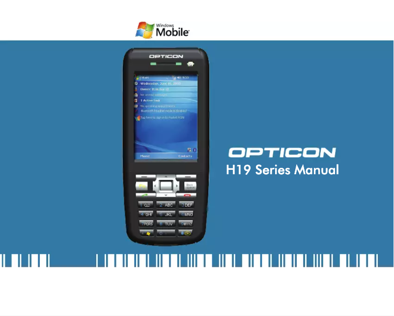 Image de la première page du manuel de l'appareil H19A