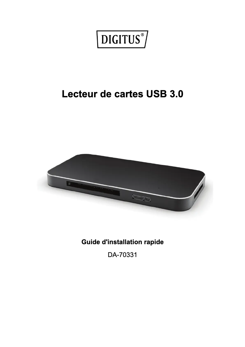 Página 1 del manual Manual de usuario Digitus DA-70331