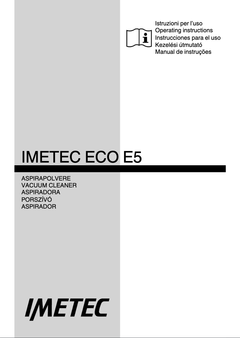 Imagen de la primera página del manual del dispositivo ECO E5