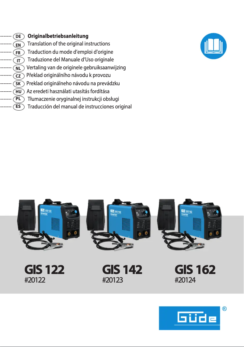 Image de la première page du manuel de l'appareil GIS 122