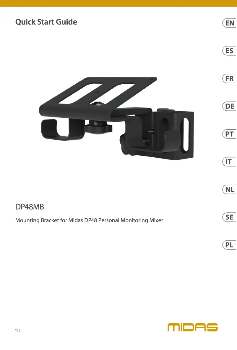 Image de la première page du manuel de l'appareil DP48MB