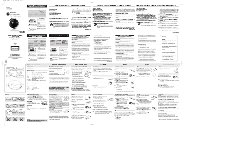 Image de la première page du manuel de l'appareil AX2481