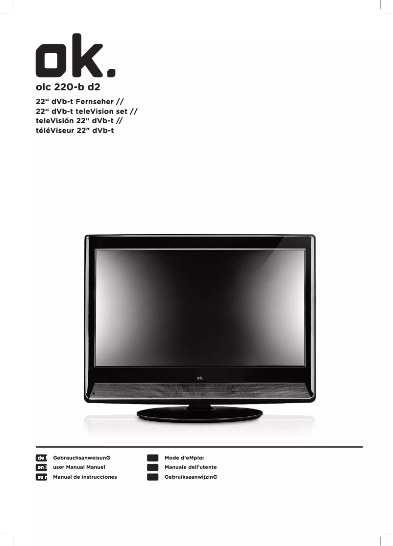 Imagen de la primera página del manual del dispositivo OLC 220-B D2