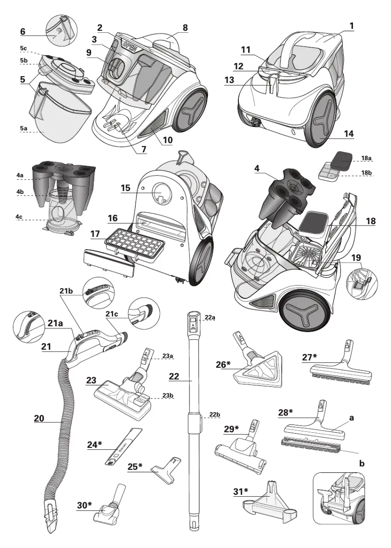 Page n°1 - Manuel utilisateur Rowenta Silence Force Cyclonic RO7689