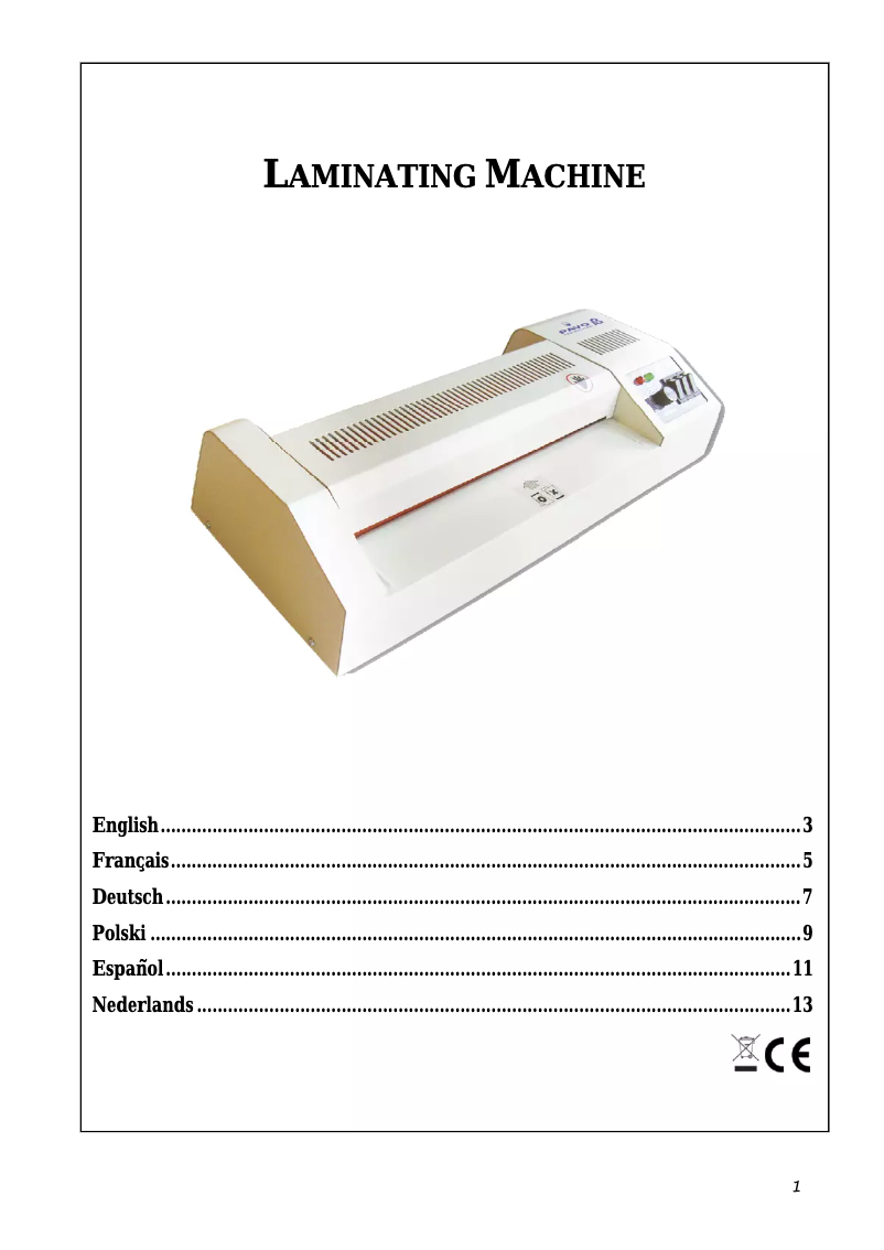 Image de la première page du manuel de l'appareil HD