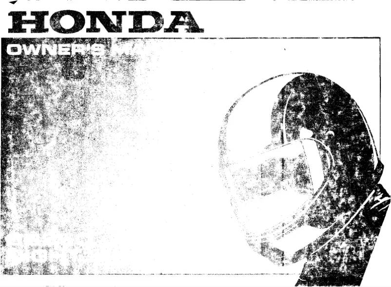 Image de la première page du manuel de l'appareil CB250 (1992)