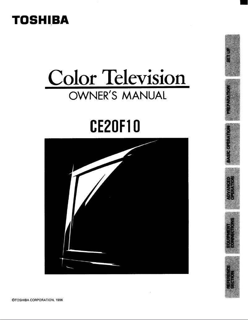 Image de la première page du manuel de l'appareil CE20F10
