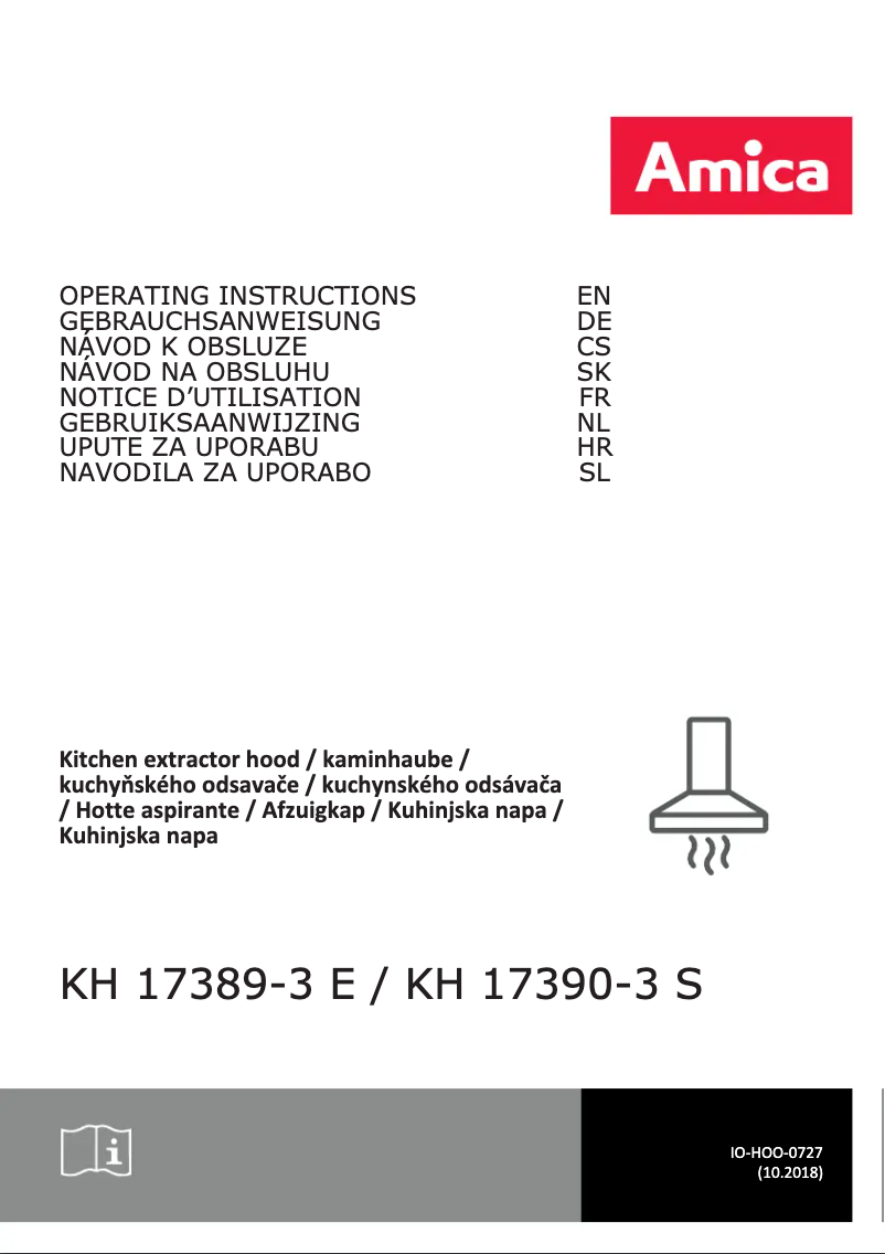 Page n°1 - Manuel utilisateur Amica KH 17390-3 S