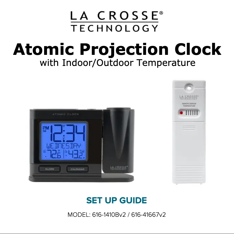 Página 1 del manual Manual de usuario La Crosse Technology 616-41667V2