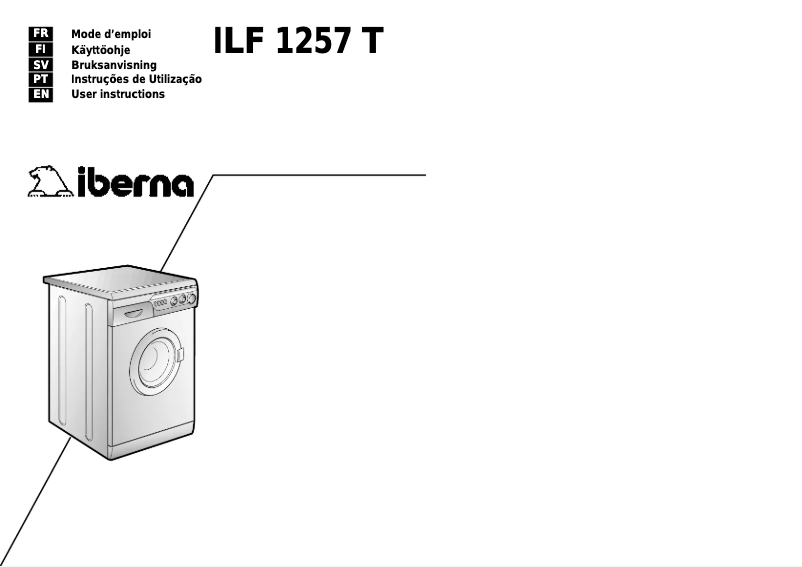 Image de la première page du manuel de l'appareil LB ILF 1257 T
