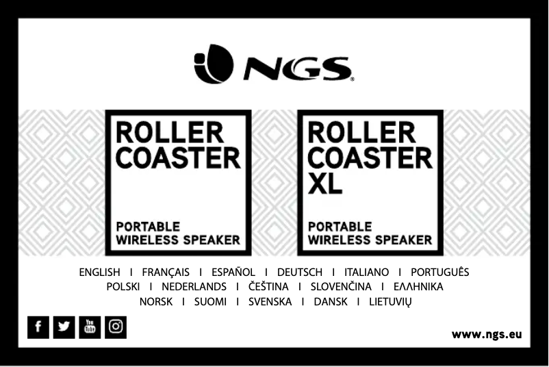 Page n°1 - Manuel utilisateur NGS Roller Coaster