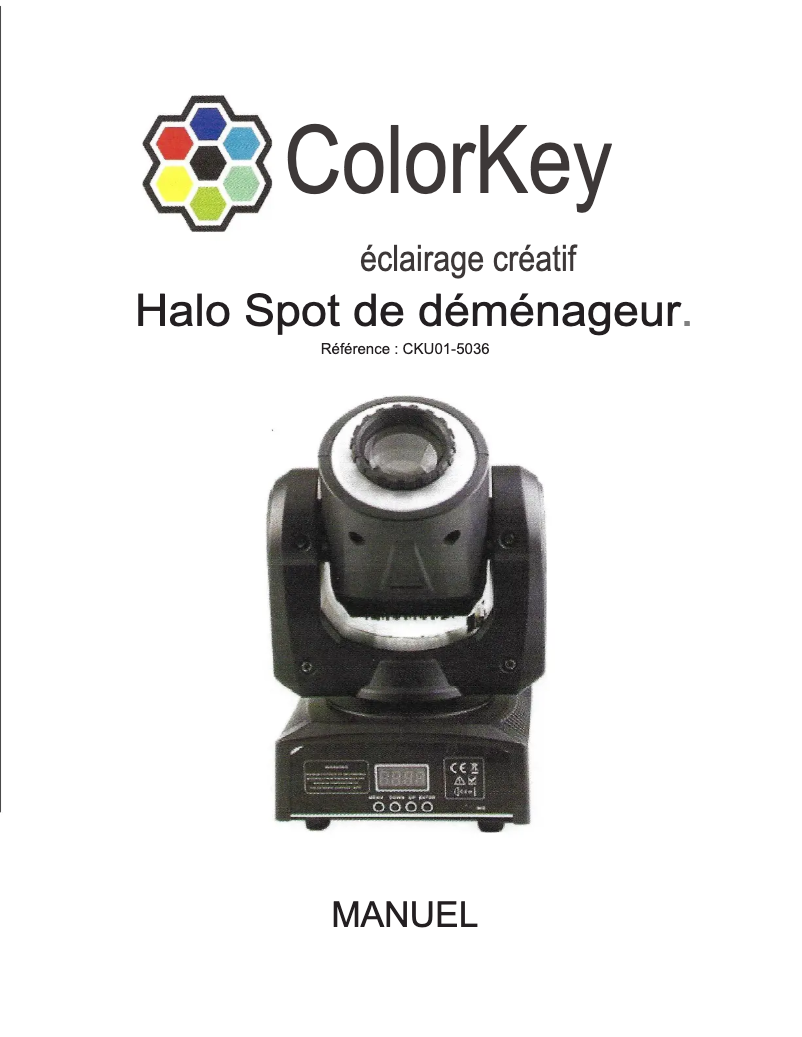 Image de la première page du manuel de l'appareil Mover Halo Spot