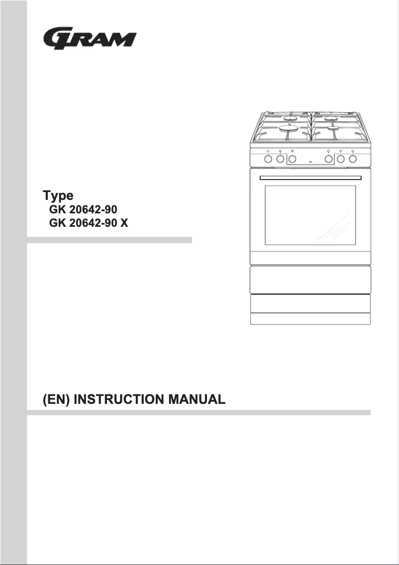 Page 1 de la notice Manuel utilisateur Gram GK 20642-90 X