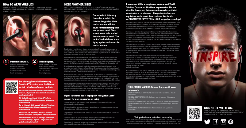 Image de la première page du manuel de l'appareil Inspire 100