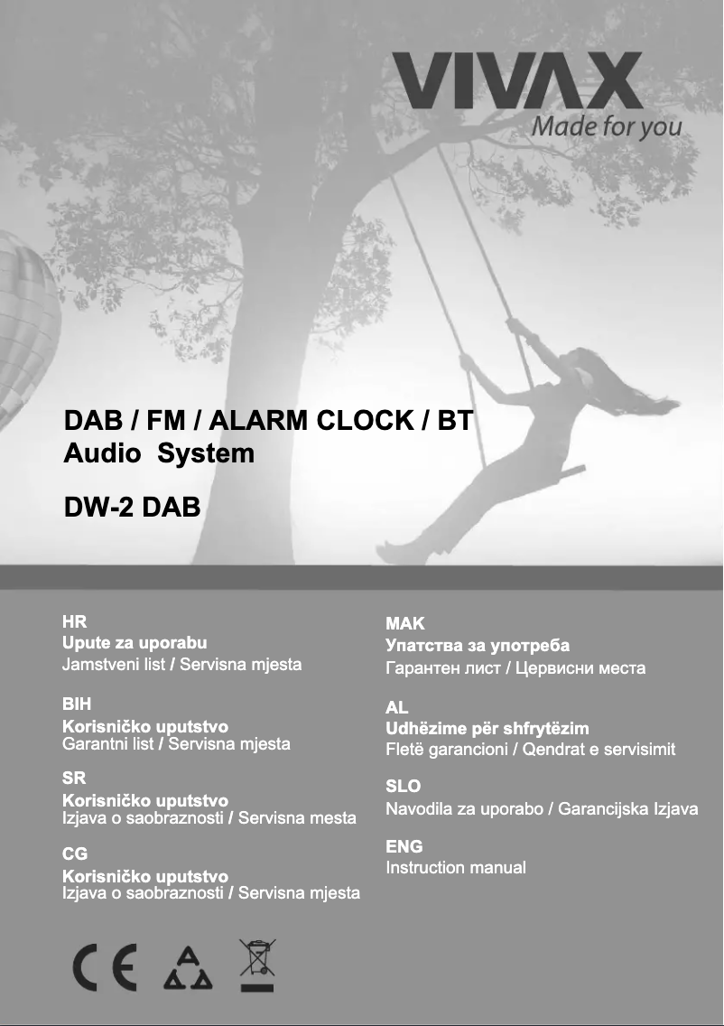 Image de la première page du manuel de l'appareil DW-2