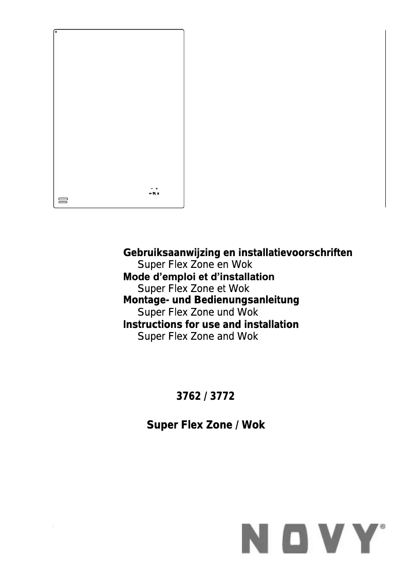 Image de la première page du manuel de l'appareil 3772