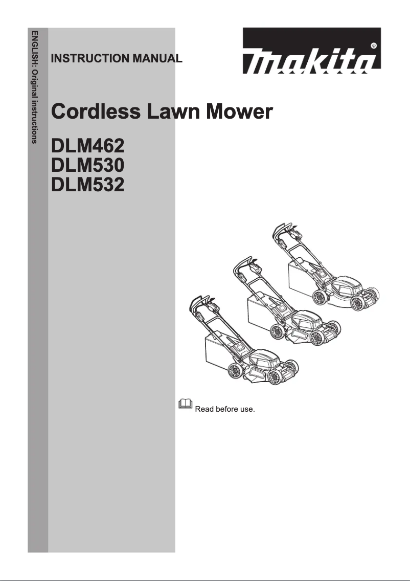 Page n°1 - Manuel utilisateur Makita DLM530PG2