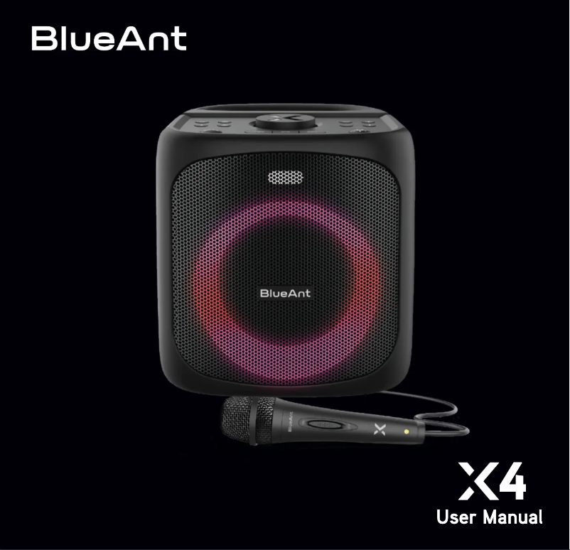 Image de la première page du manuel de l'appareil X4