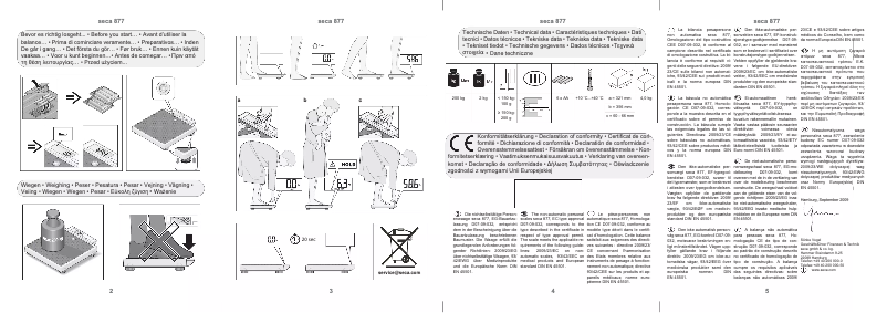 Image de la première page du manuel de l'appareil 877