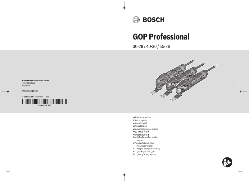 Page n°1 - Manuel utilisateur Bosch GOP 55-36