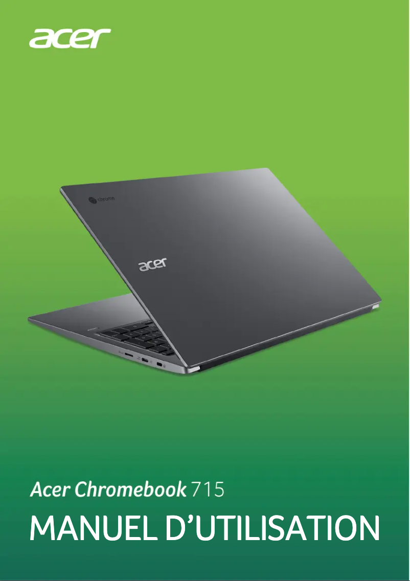 Página 1 del manual Manual de usuario Acer Chromebook 715