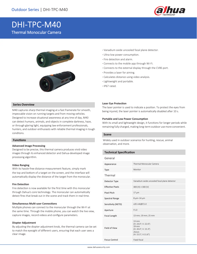 Image de la première page du manuel de l'appareil TPC-M40