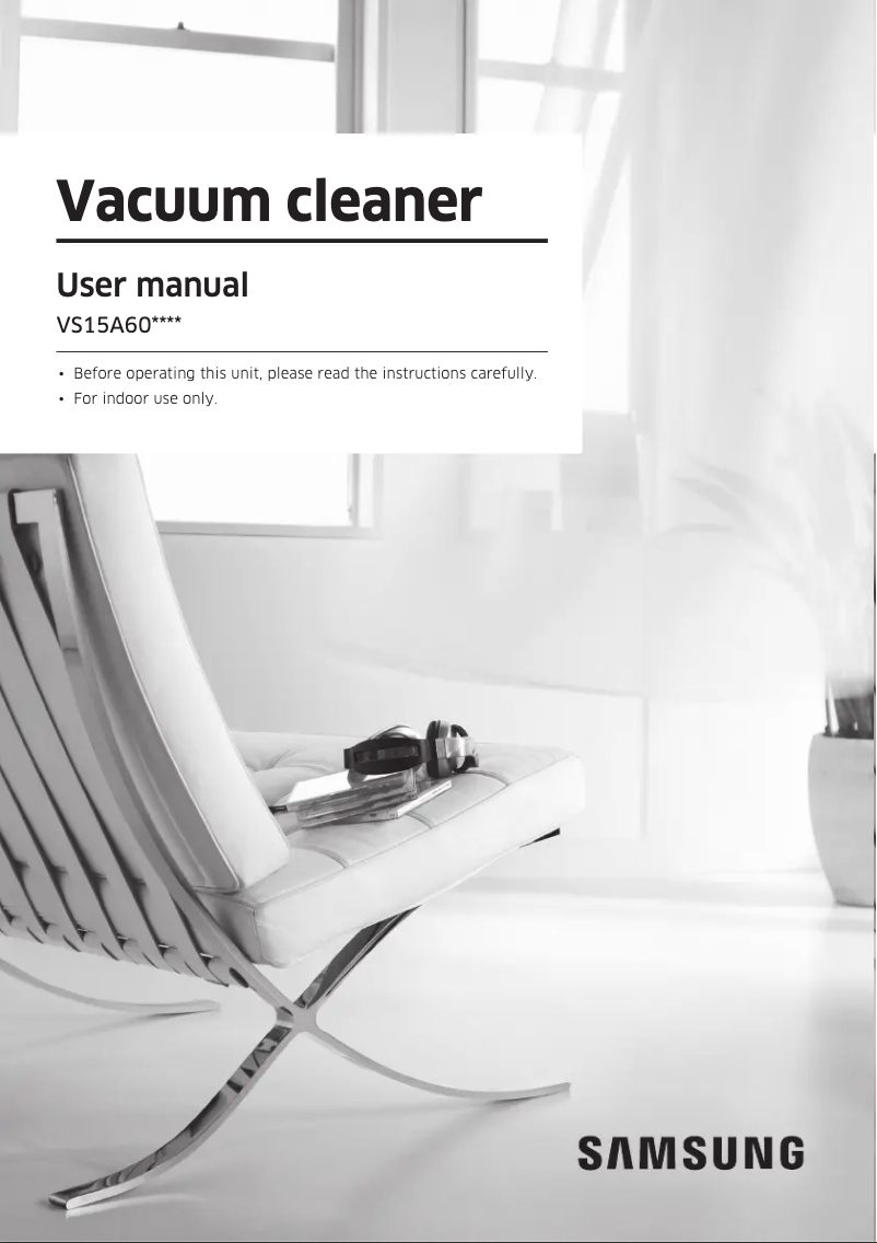 Page n°1 - Manuel utilisateur Samsung Jet 60 Turbo