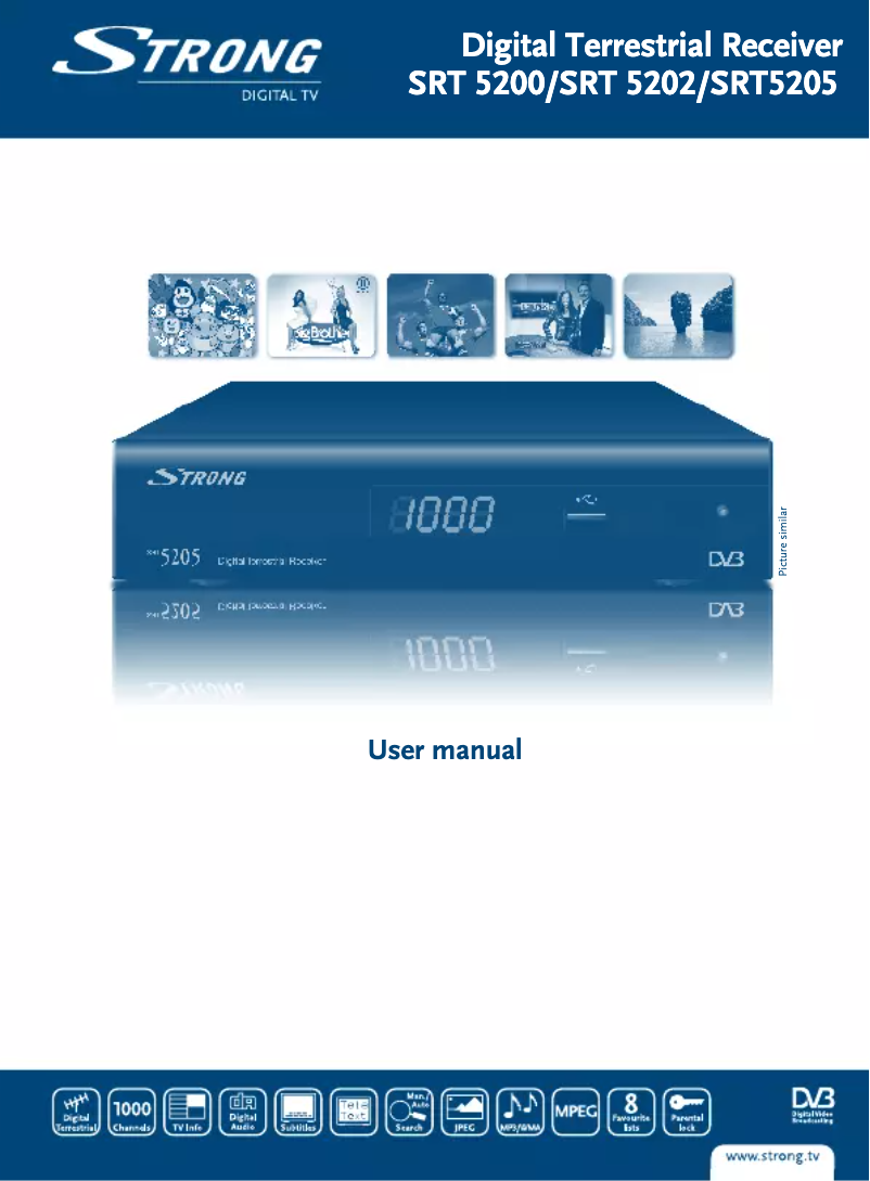 Page n°1 - Manuel utilisateur Strong SRT 5202