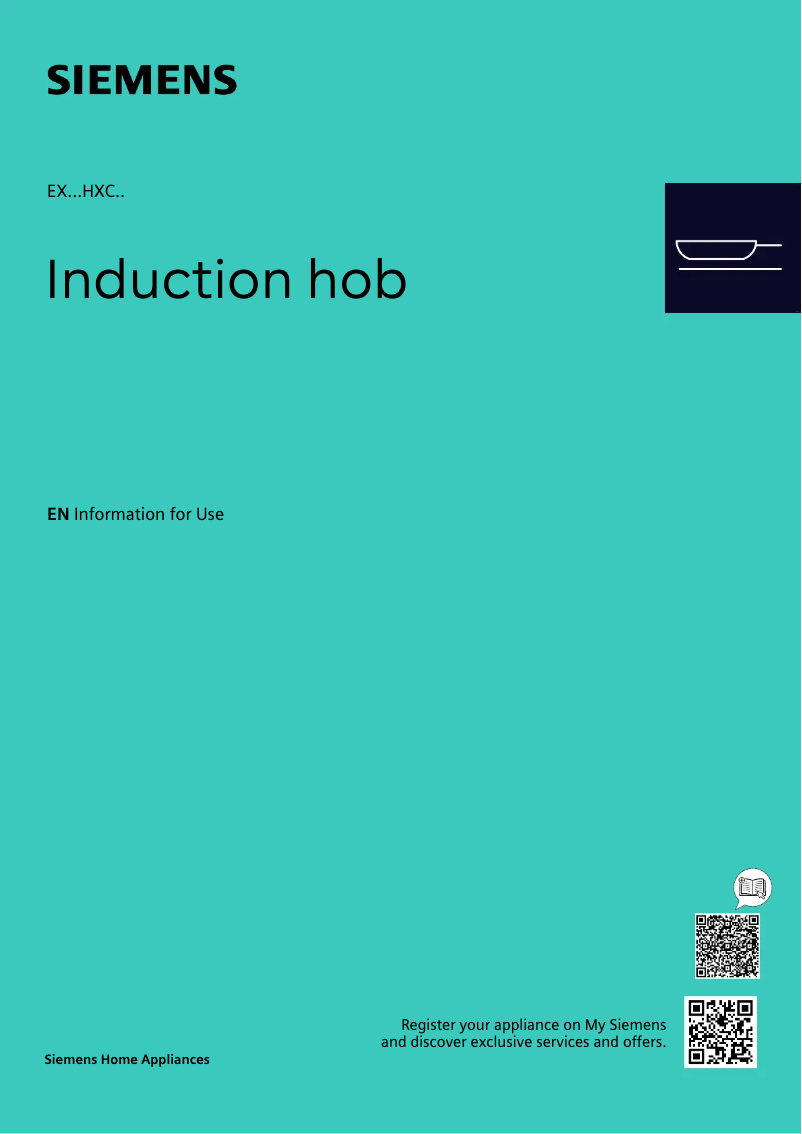 Page n°1 - Manuel utilisateur Siemens EX675HXC1E