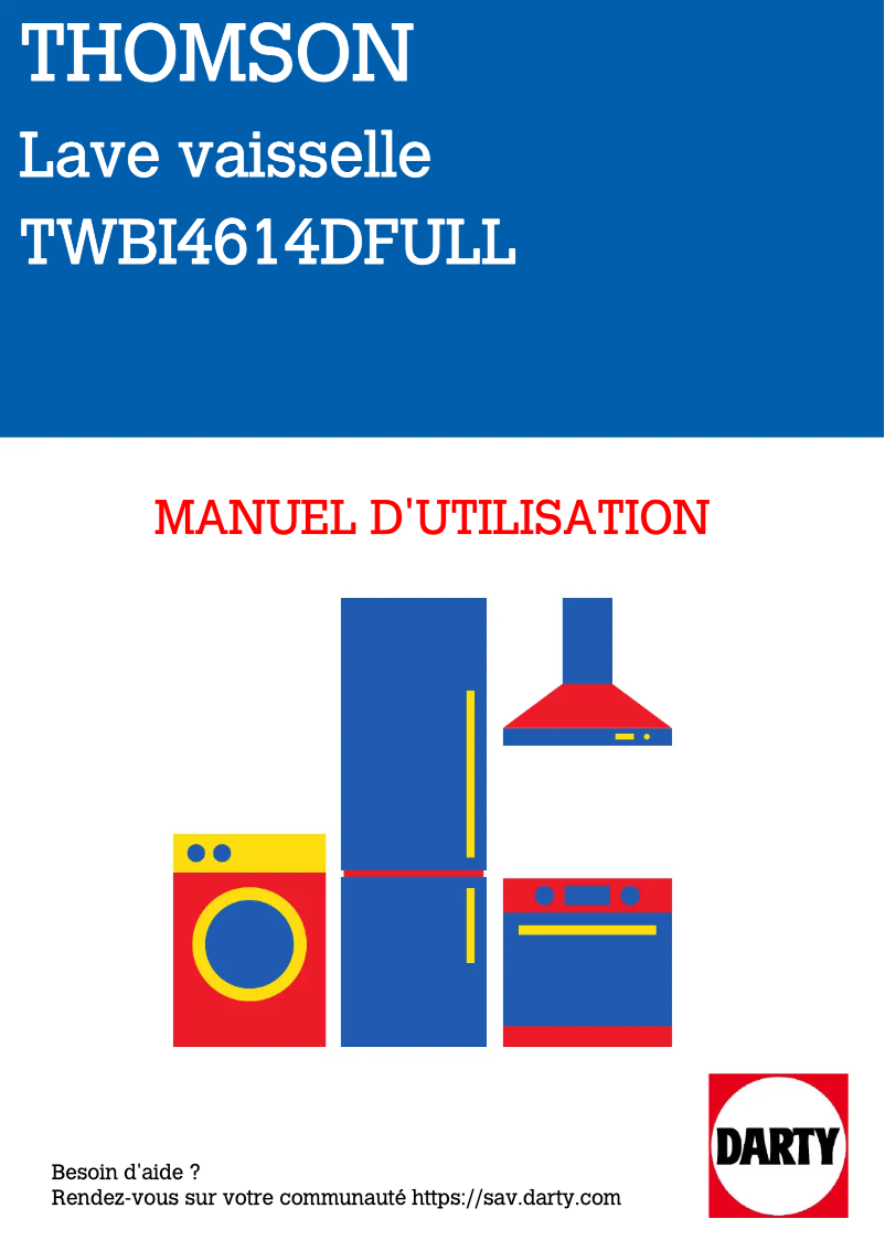 Page n°1 - Manuel utilisateur Thomson TWBI4614DFULL