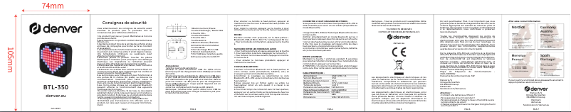 Imagen de la primera página del manual del dispositivo BTL-350