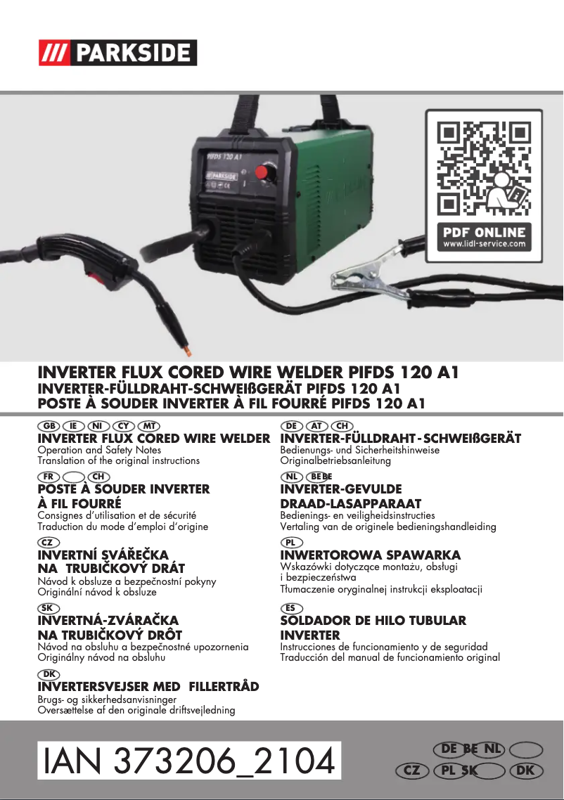 Image de la première page du manuel de l'appareil PIFDS 120 A1