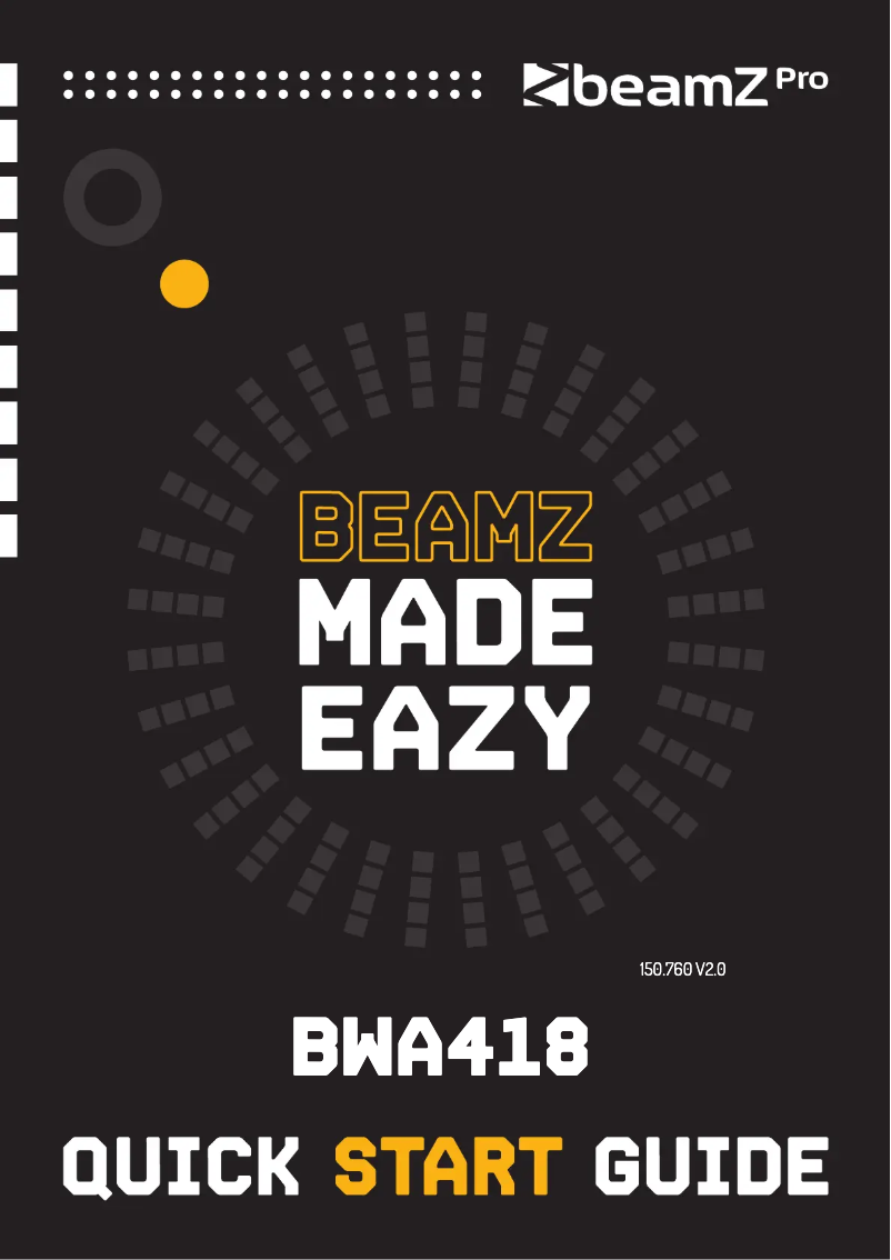 Image de la première page du manuel de l'appareil BWA418