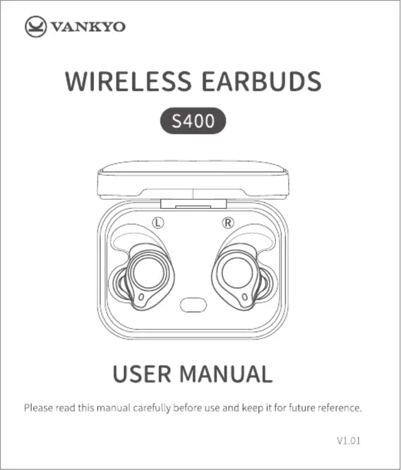 Image de la première page du manuel de l'appareil S400