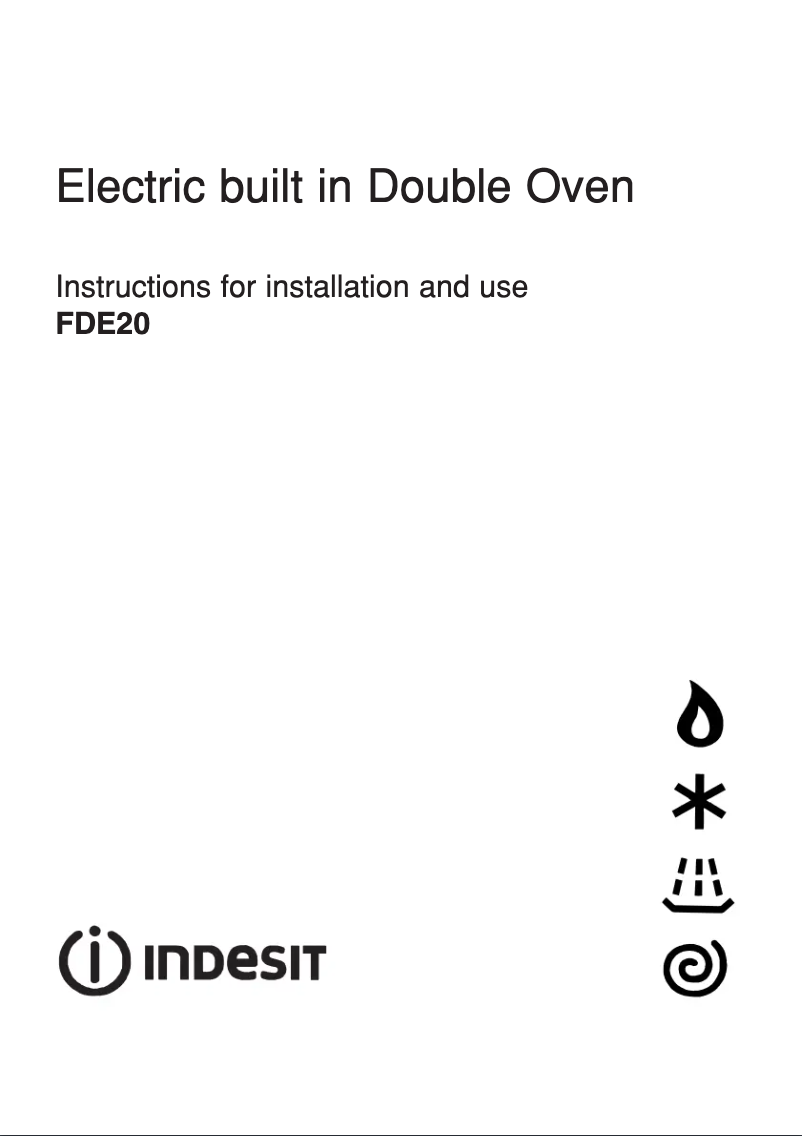 Page n°1 - Manuel utilisateur Indesit FDE20