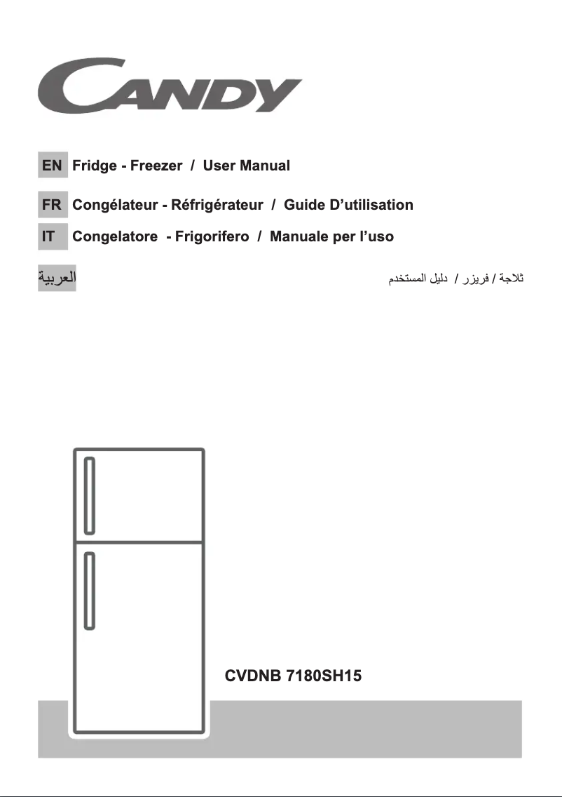 Image de la première page du manuel de l'appareil CVDNB 7180SH15