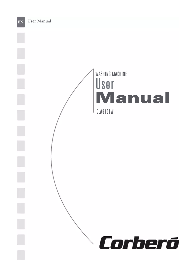 Page 1 de la notice Manuel utilisateur Corbero CLA 6101 W