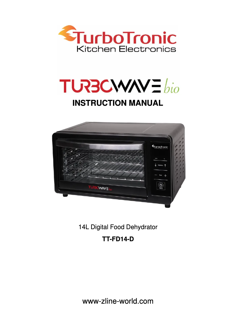 Image de la première page du manuel de l'appareil TurboWave Bio TT-FD14-D