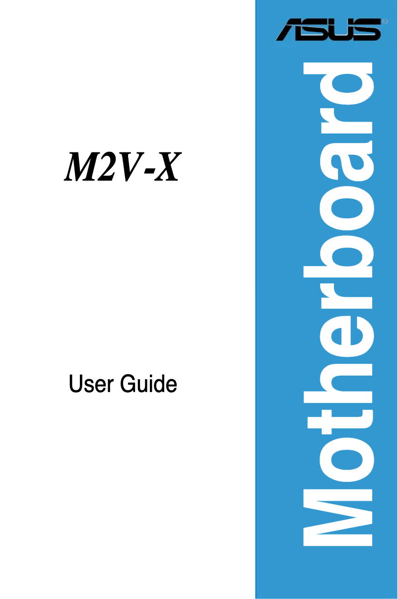 Page 1 de la notice Manuel utilisateur Asus M2V-X