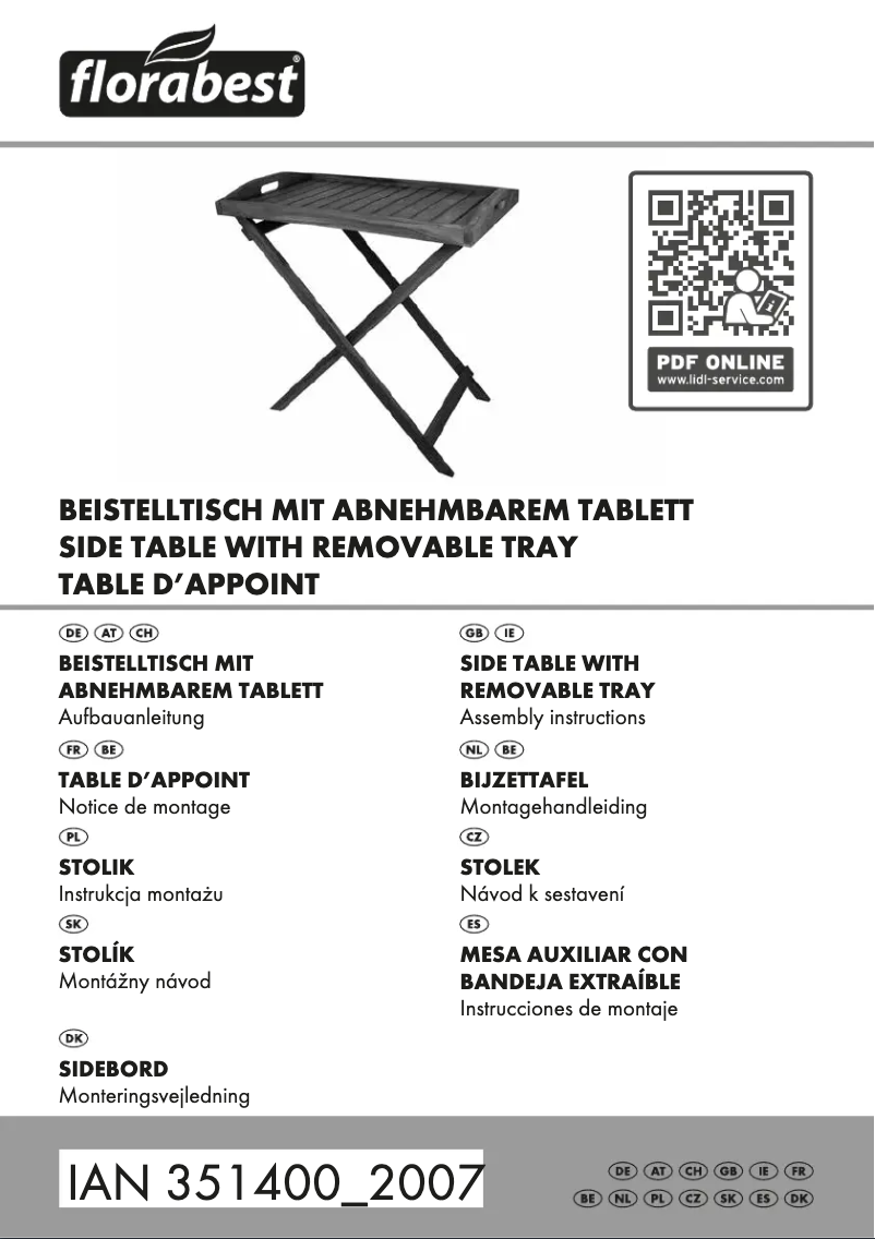 Página 1 del manual Manual de usuario Florabest IAN 351400